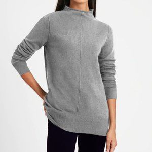 Banana Republic Italian Cashmere Blend Mock Turtleneck Tunic